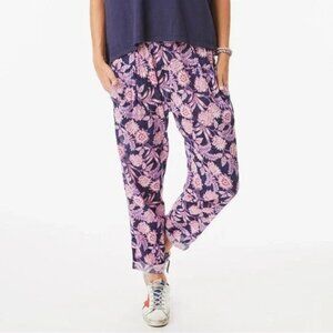 Xirena Payton Floral Women Pants S Small Cropped Floral Cotton